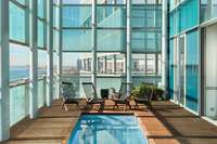 living - 255m² penthouse for rent in Diagonal Mar, Barcelona - gallery thumbnail - 4