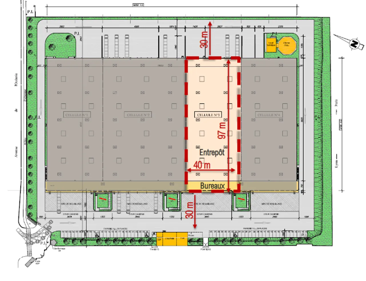 logistics - Logistics Warehouse For Rent - Verdiepingsplan - 1