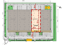 logistics - Logistics Warehouse For Rent - Verdiepingsplan thumbnail - 1