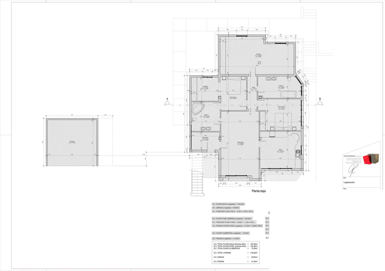 living - 359m² house / villa for sale in Esporles, Balearic Islands - Floor Plan - 6