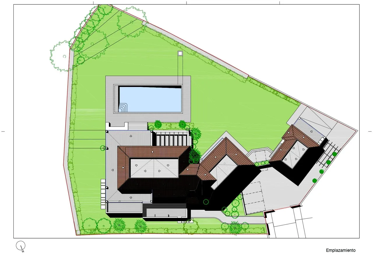living - 1,411m² house / villa with 761m² terrace for sale in Nueva Andalucía - Floor Plan - 1
