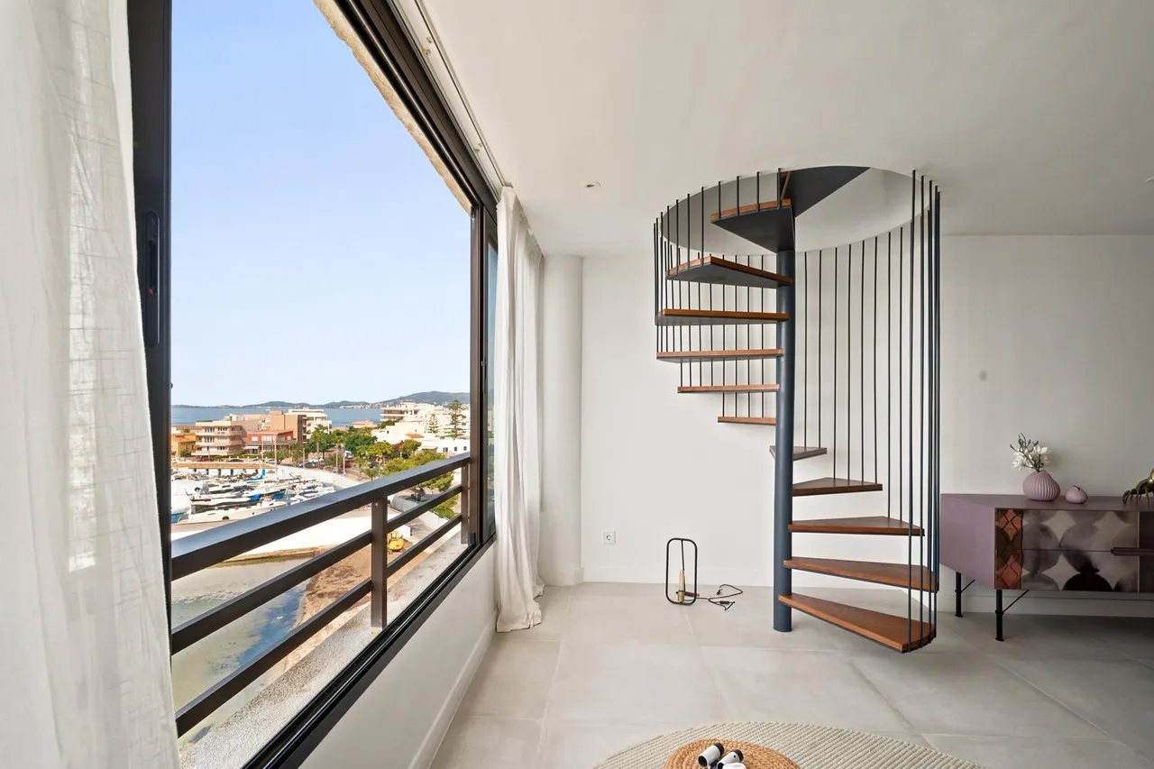 living - Ático de 177m² con 22m² terraza en venta en Palma de Mallorca - gallery - 9