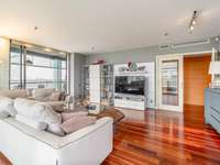 living - Piso de 133m² con 72m² terraza en venta en Diagonal Mar - gallery thumbnail - 2