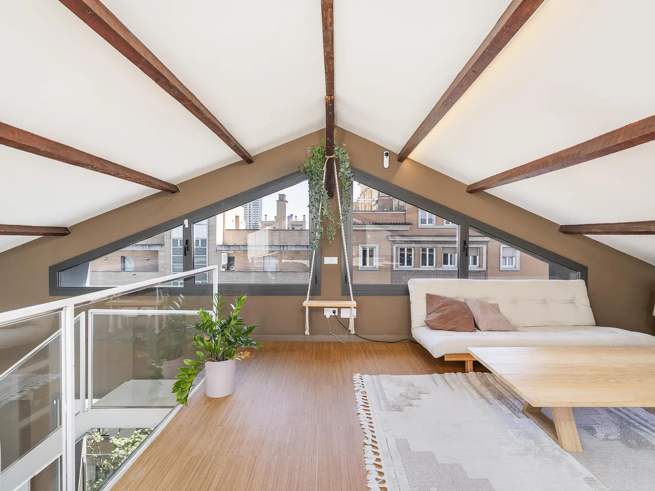 living - Ático de 128m² con 24m² terraza en venta en Vila Olímpica - gallery - 5