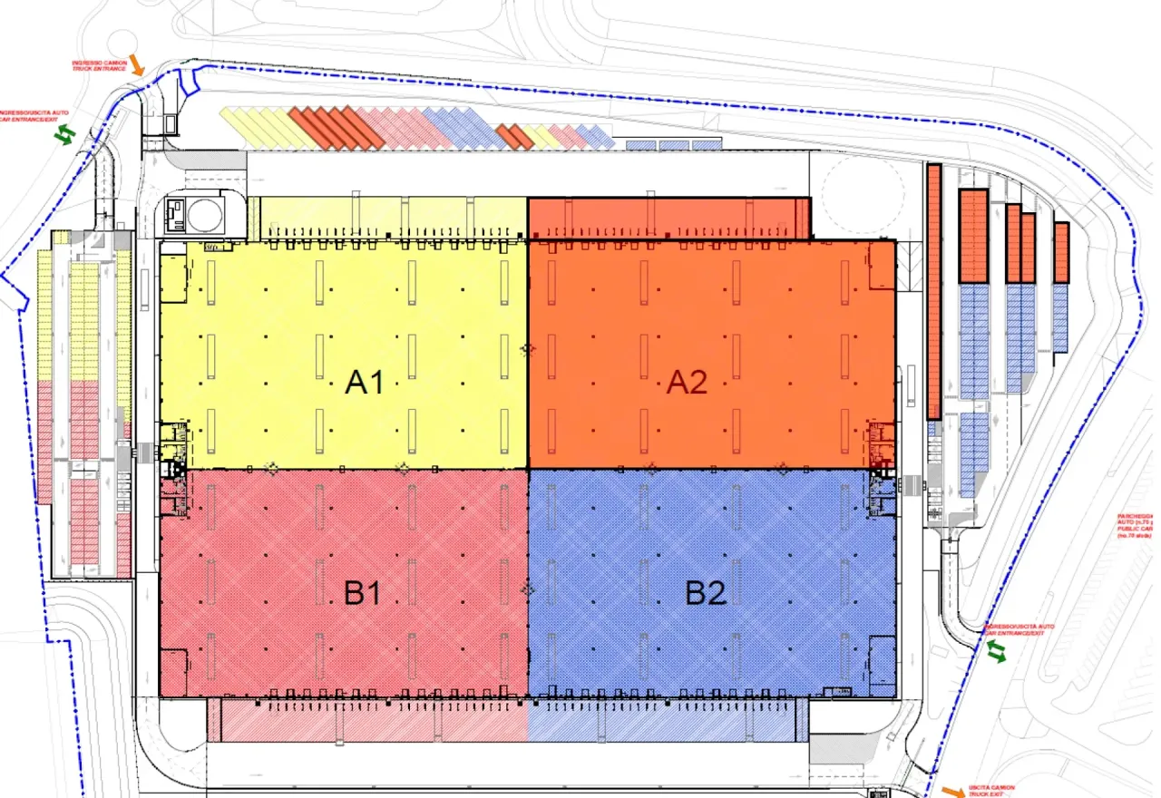 logistics - North Rome - Logistics - Dils - Plan d'étage - 1