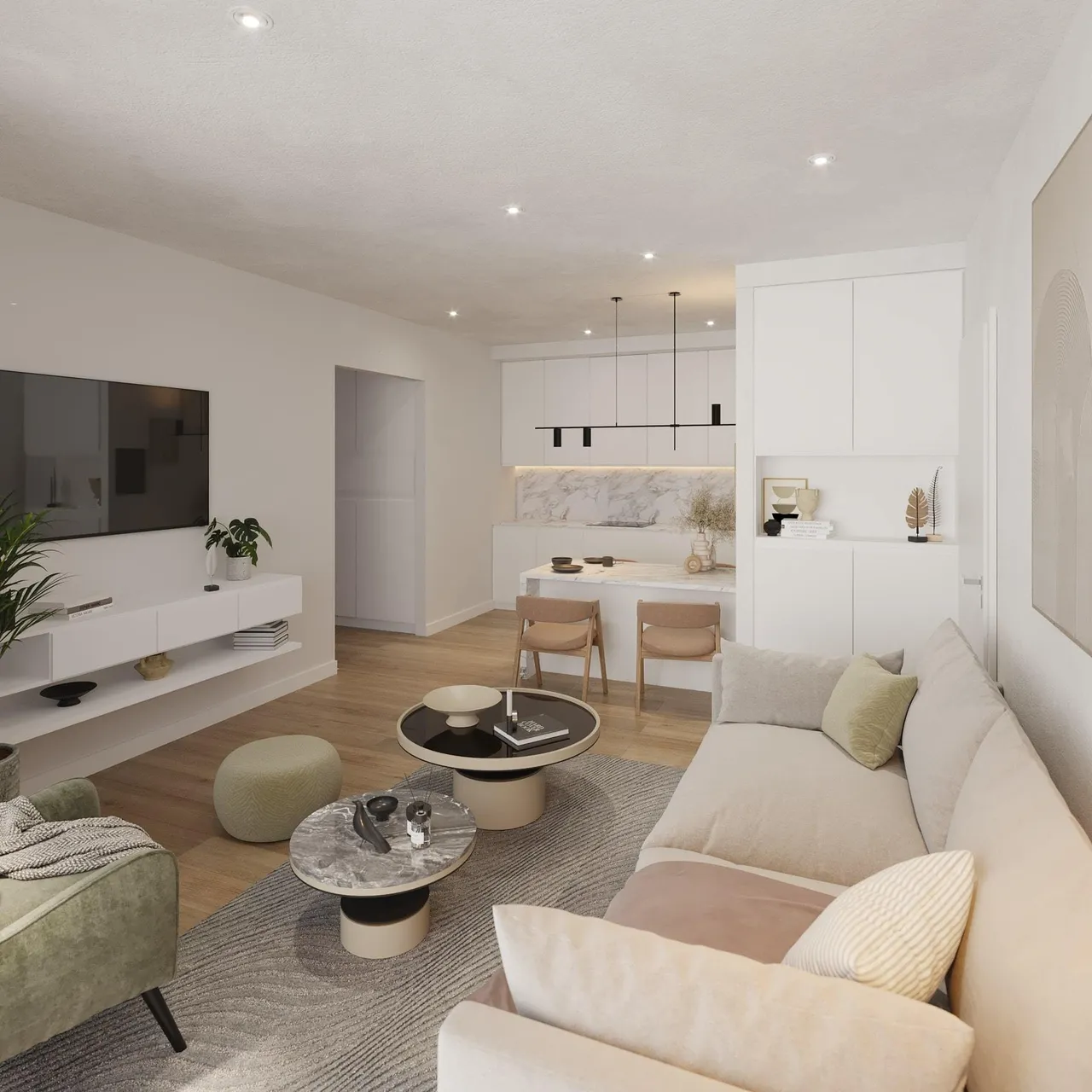 living - Pibernat Homes - gallery - 5
