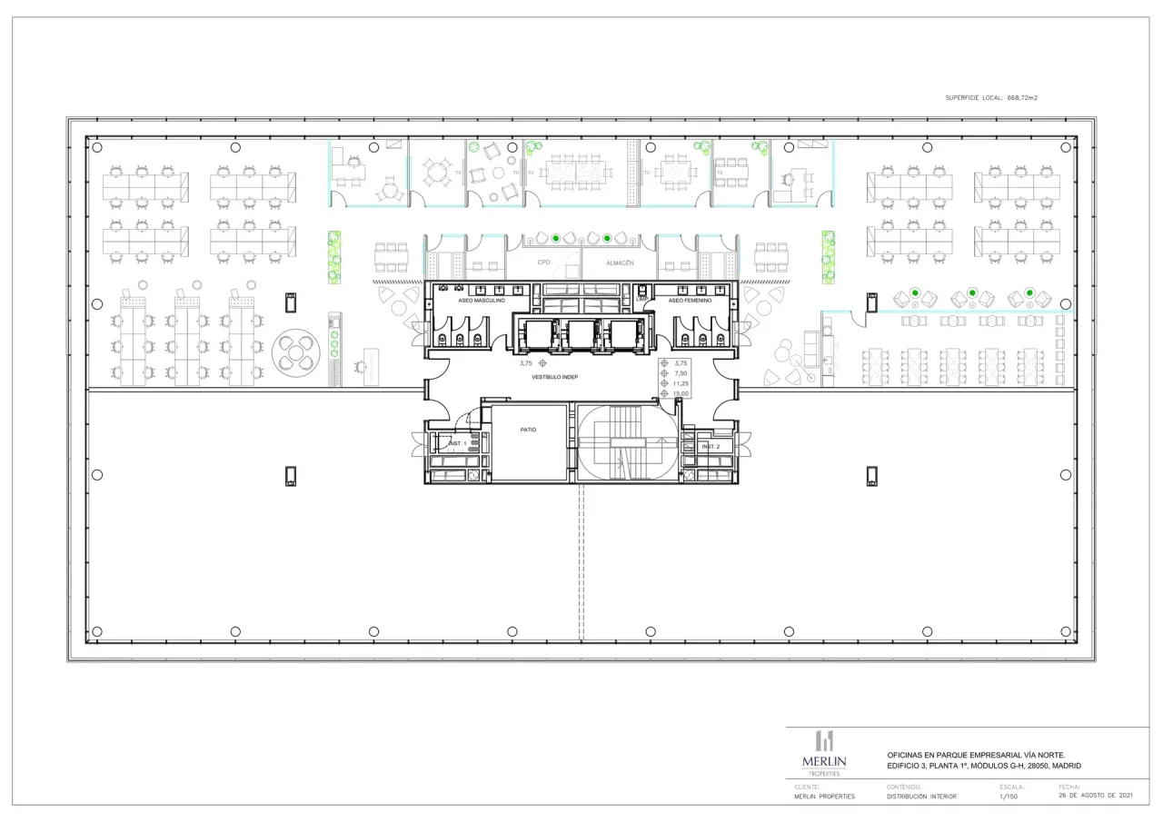 office - Campus Via Norte - Office - Dils - Floor Plan - 13
