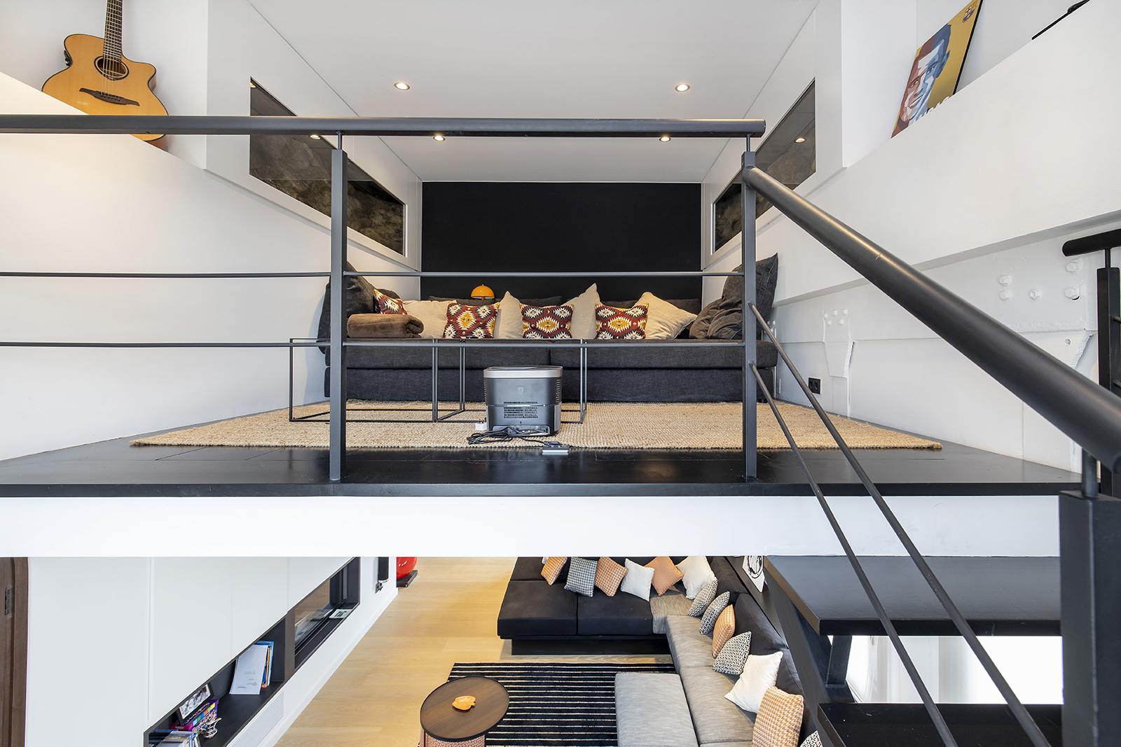 living - 250m² penthouse with 40m² terrace for rent in Eixample Right - gallery thumbnail - 6