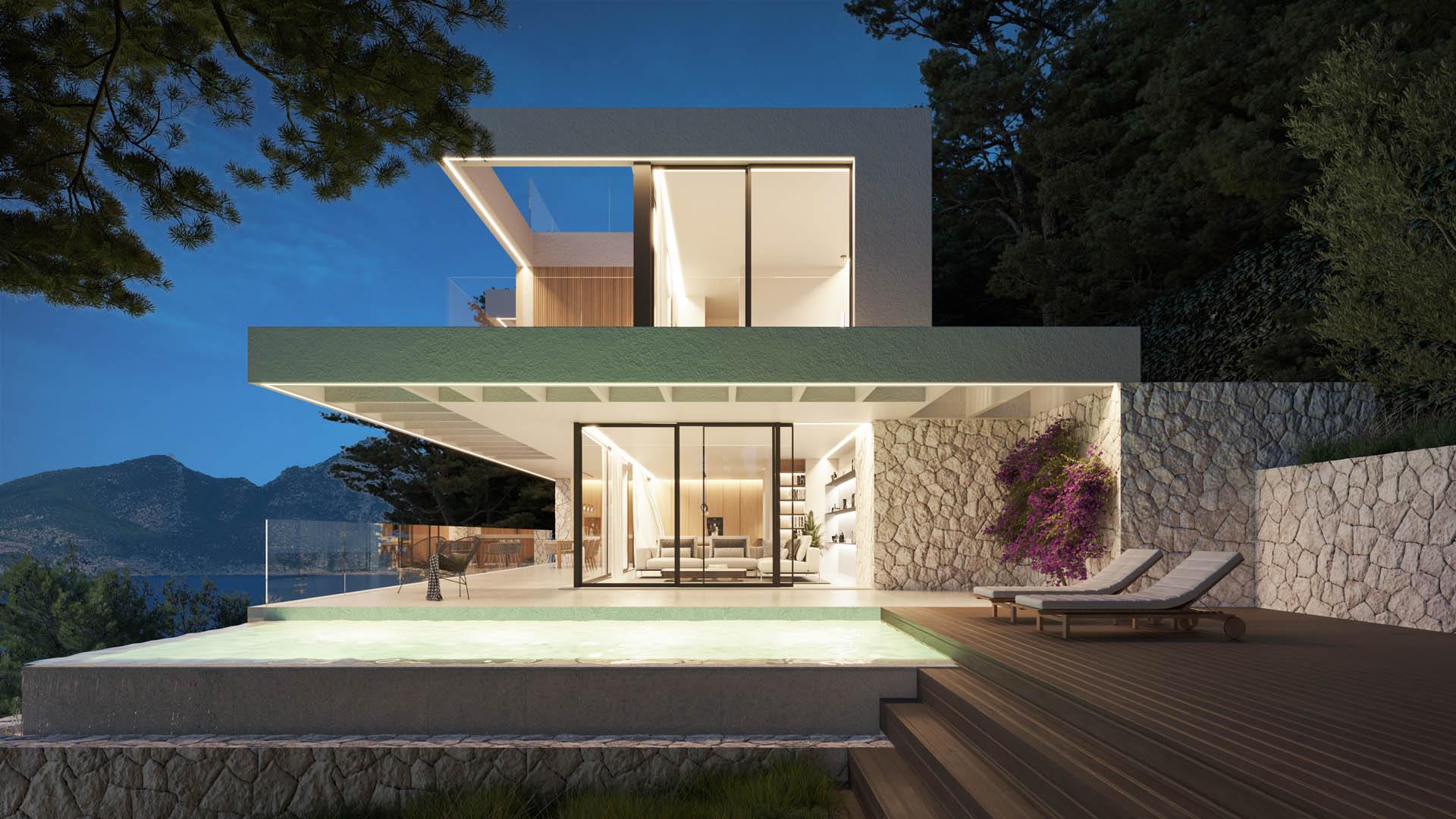 living - Parcela de 477m² en venta en Port d'Andratx, Islas Baleares - featured