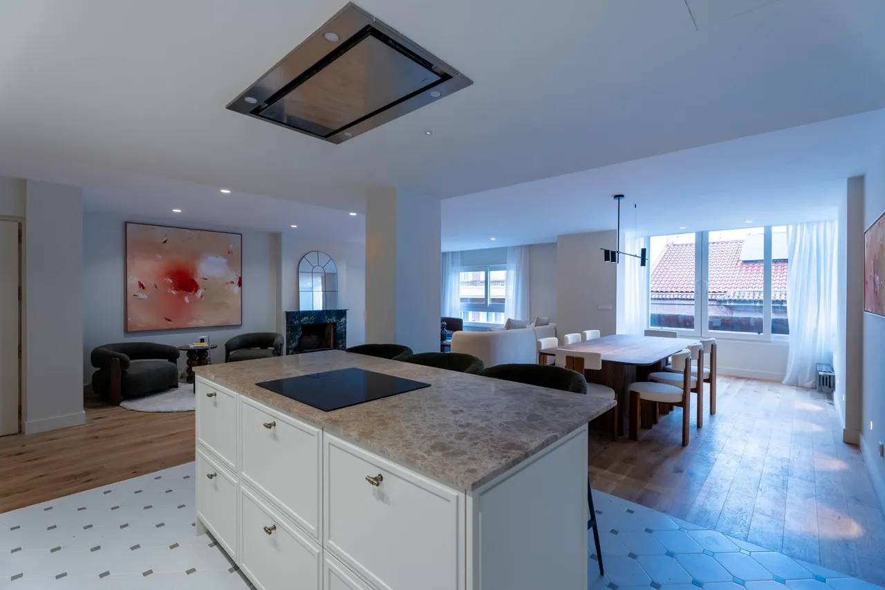 living - Piso de 278m² en venta en Castellana, Madrid - gallery - 7