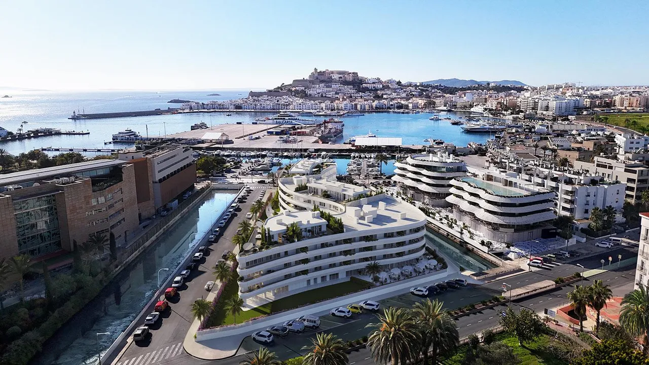 living - MarinaIbiza Residences Pisos, Ibiza ciudad, Islas Baleares - gallery - 4