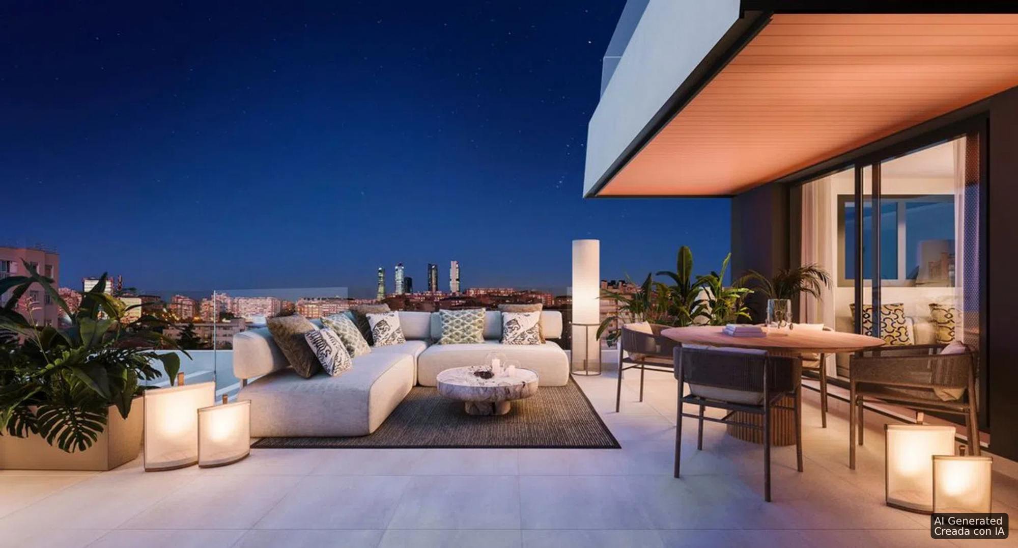 living - Piso de 131m² con 8m² terraza en venta en Peñagrande - gallery - 3