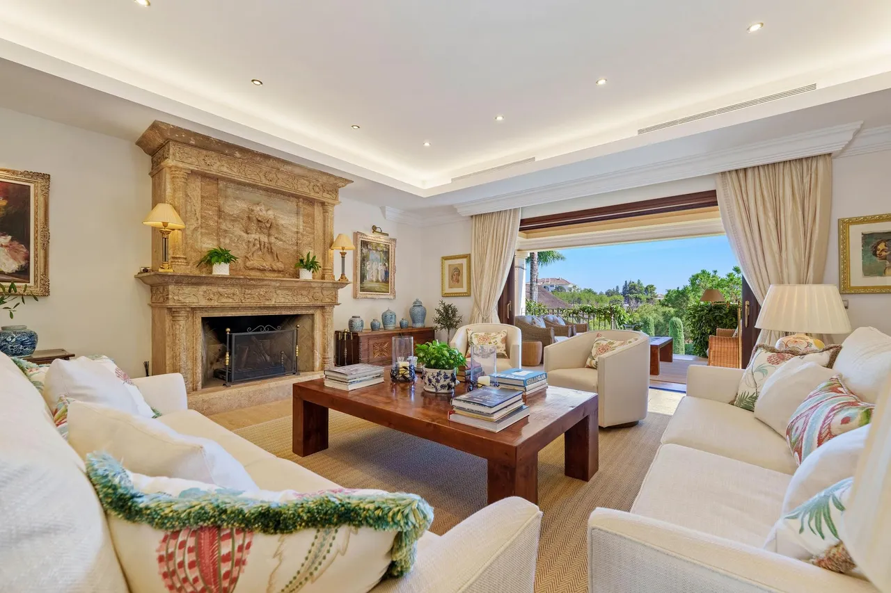 living - 712m² house / villa with 133m² terrace for sale in Golden Mile - gallery - 7