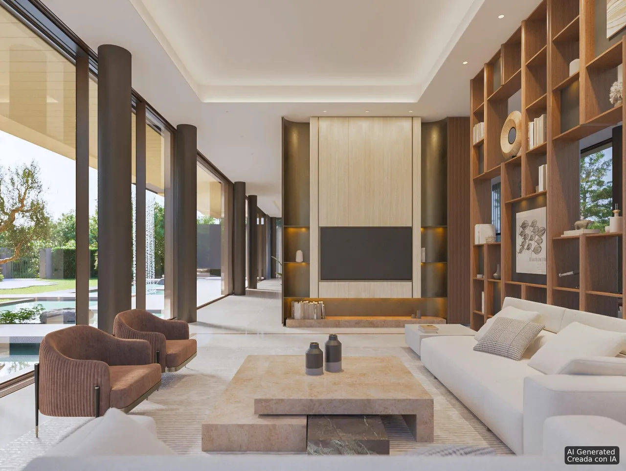 living - Casa / villa de 860m² con 300m² terraza en venta en Conde de Orgaz y Piovera - gallery - 5