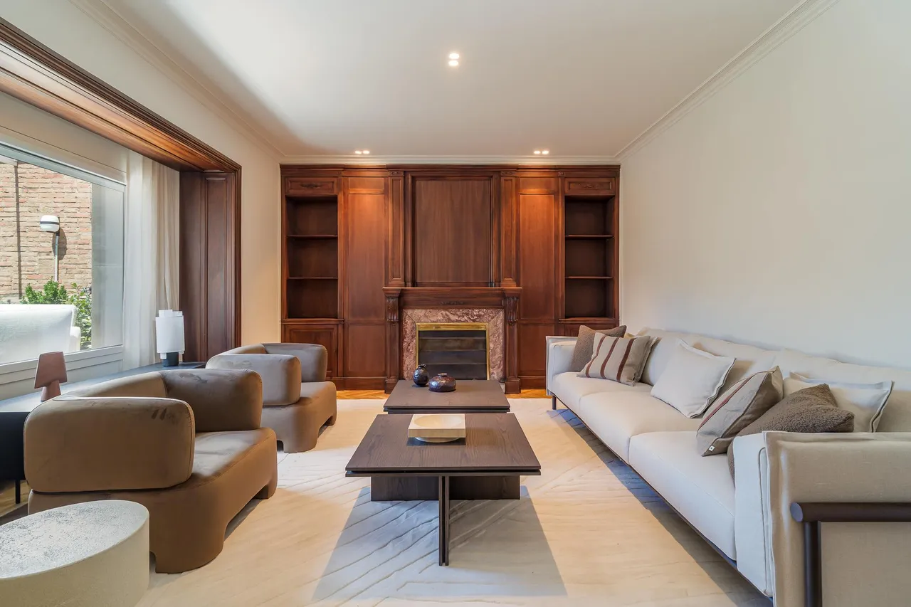 living - Ático de 314m² con 112m² terraza en venta en Turó Park - gallery - 3