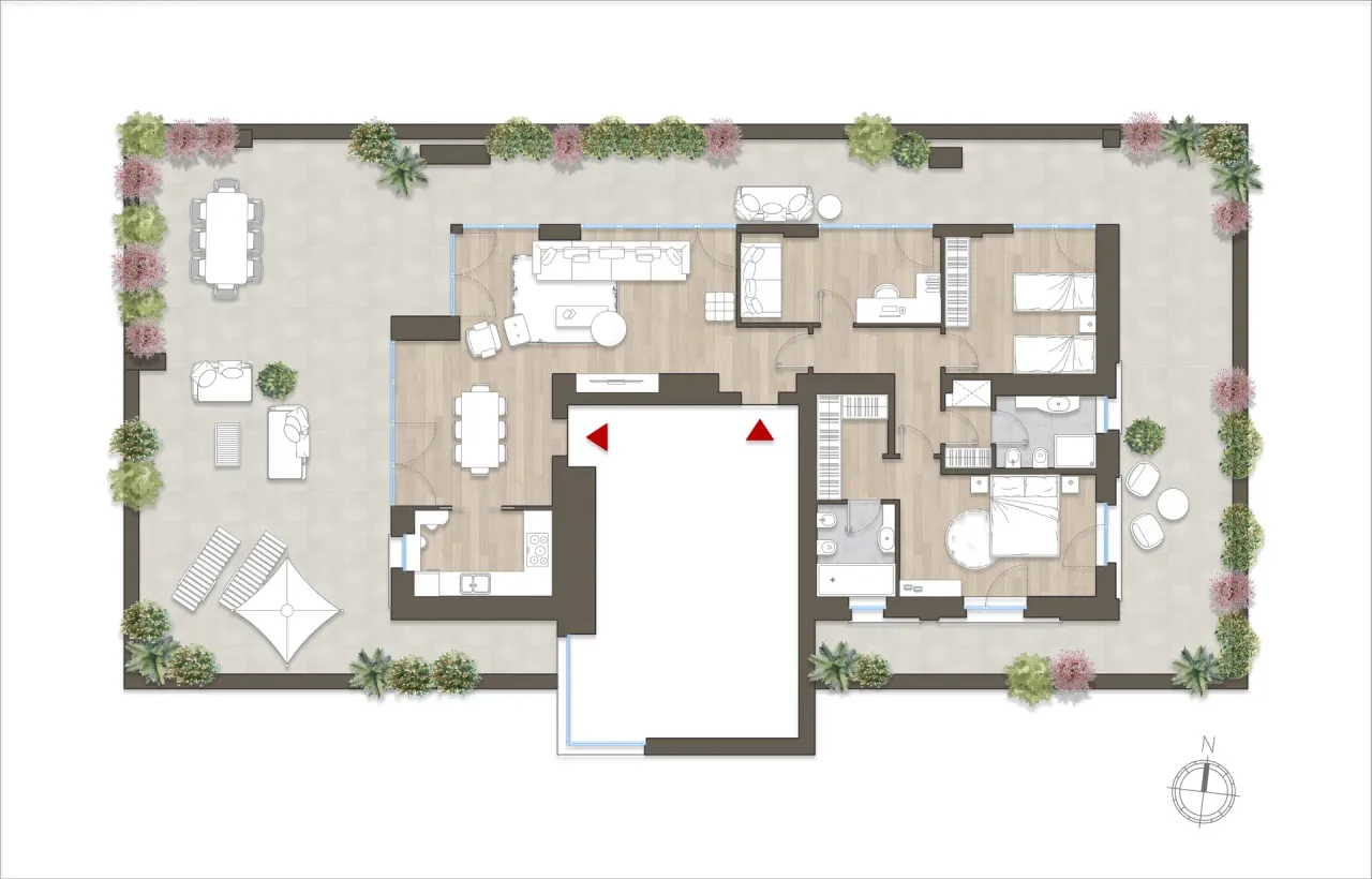living - Legioni Romane 27 - Living - Dils - Floor Plan - 1