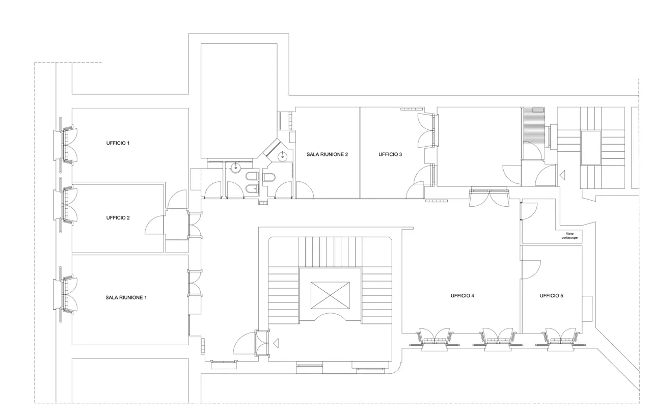 office - Boccaccio 7 - Uffici - Dils - Planimetria - 1