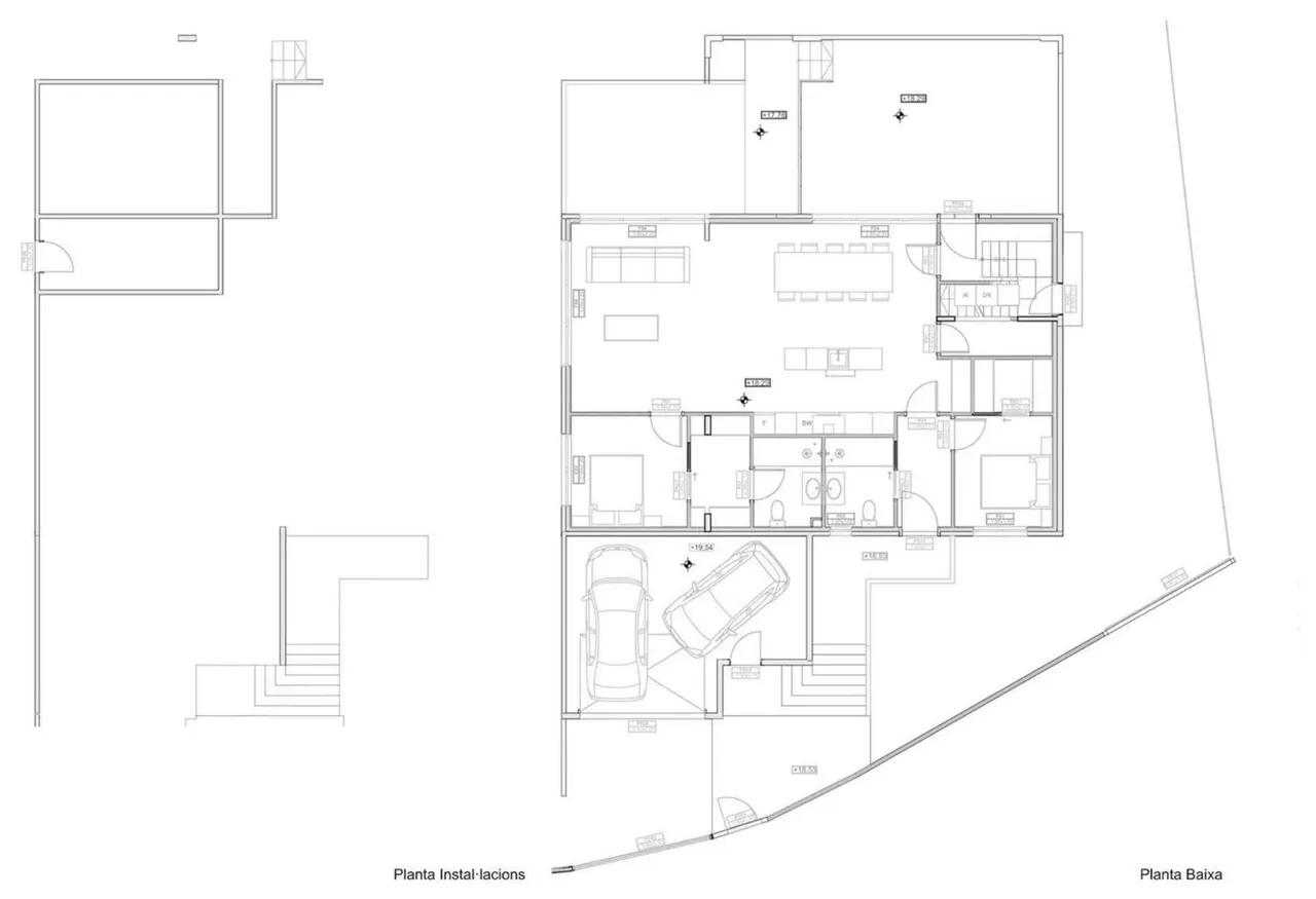 living - 341m² house / villa for sale in Llanca, Costa Brava - Floor Plan - 1