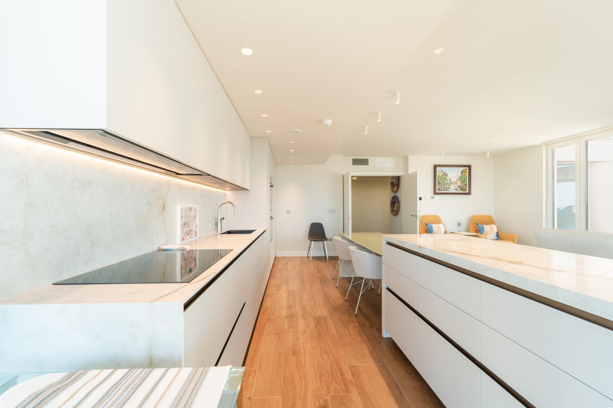 living - 280m² penthouse with 80m² terrace for sale in Palacio de Congresos - gallery thumbnail - 9