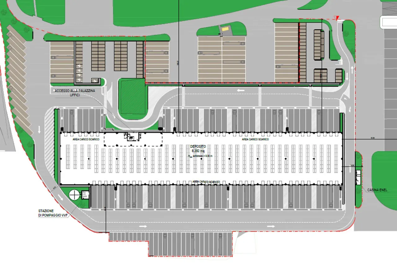 logistics - Bologna Interporto - Logistics - Dils - Floor Plan - 1