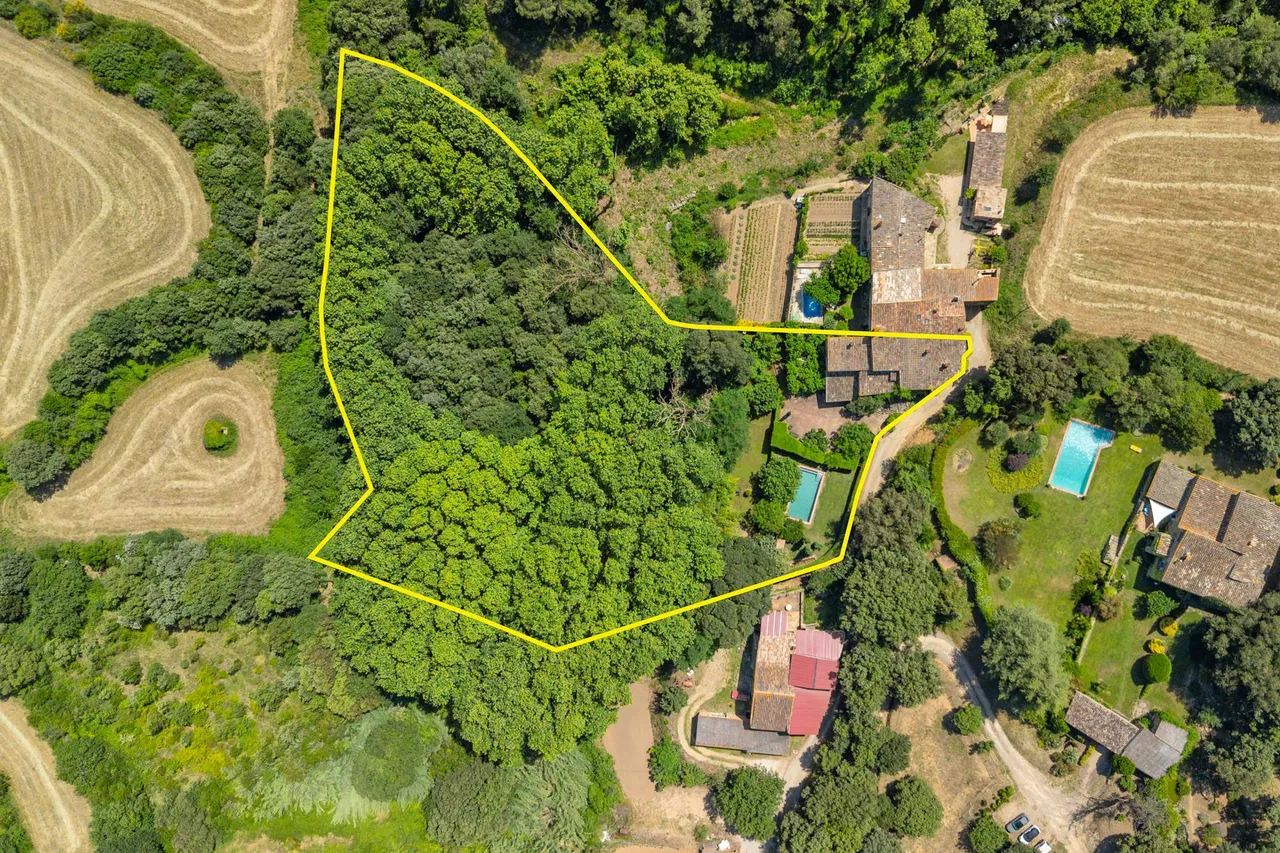 living - Casa rural de 480m² en venta en Baix Empordà, Girona - Plano del piso - 1