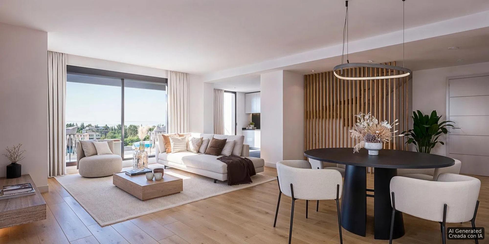 living - 131m² apartment with 8m² terrace for sale in Peñagrande - gallery thumbnail - 1