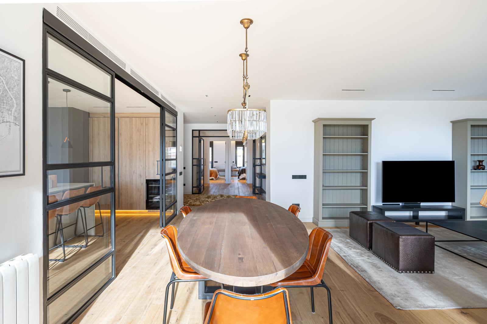 living - Piso de 210m² con 20m² terraza en venta en Turó Park - gallery thumbnail - 8