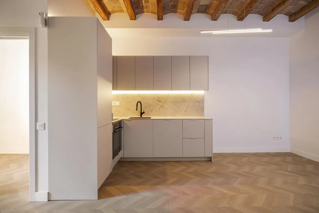 living - 78m² apartment with 41m² terrace for sale in Gràcia - gallery - 3