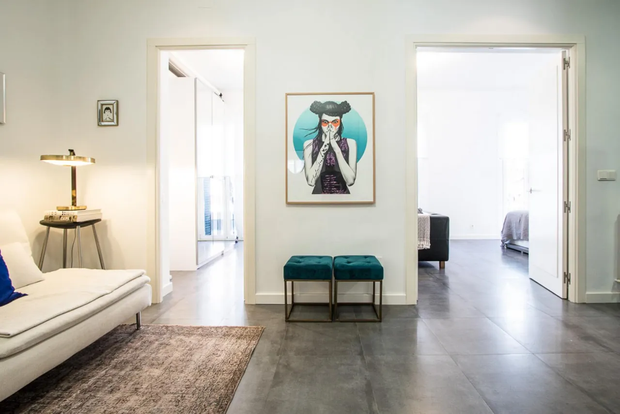 living - 55m² apartment for rent in Ibiza, Madrid - gallery - 6