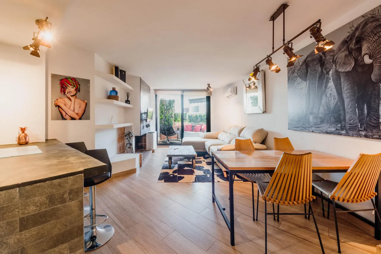 living - Piso de 90m² con 10m² terraza en venta en Ibiza ciudad - gallery - 4