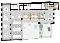 office - Durini 15 - Office - Dils - Plan d'étage thumbnail - 1