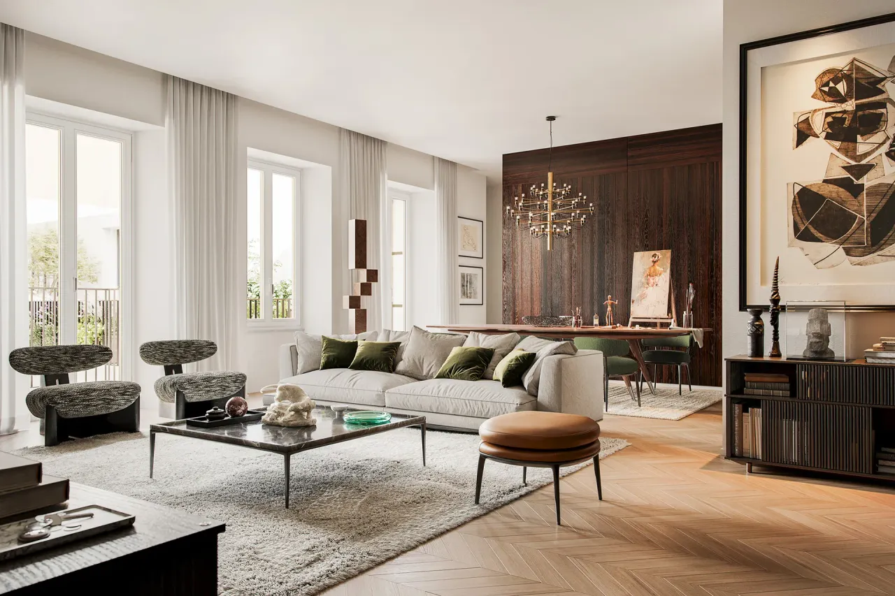 living - Cicognara 7 - Living - Dils - gallery - 5