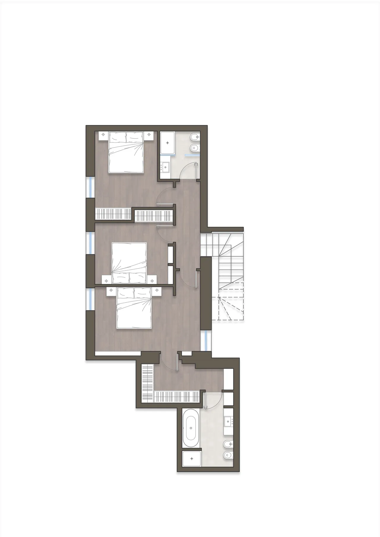 living - Zumbini 39 - Living - Dils - Verdiepingsplan - 2