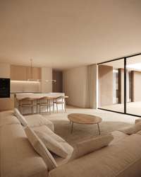 living - Proyecto de 9 apartamentos de obra nueva, ubicados a poca distancia a pie de la playa de La Fosca en Palamós - gallery thumbnail - 5