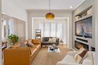living - Piso de 116m² en venta en Barri Vell, Girona - gallery thumbnail - 2