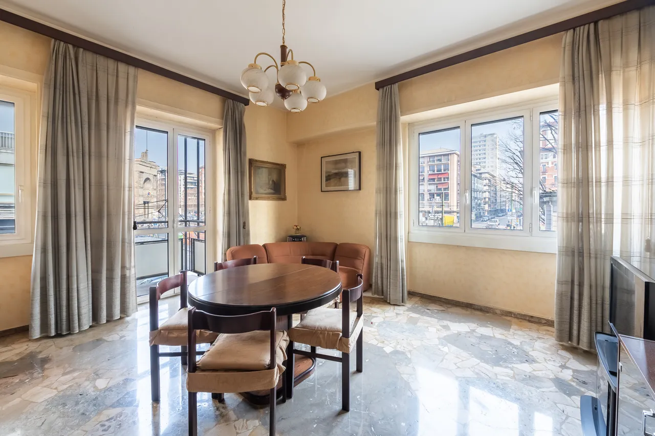 living - Three-room flat for sale corso C. Colombo 1 Milan - gallery - 14