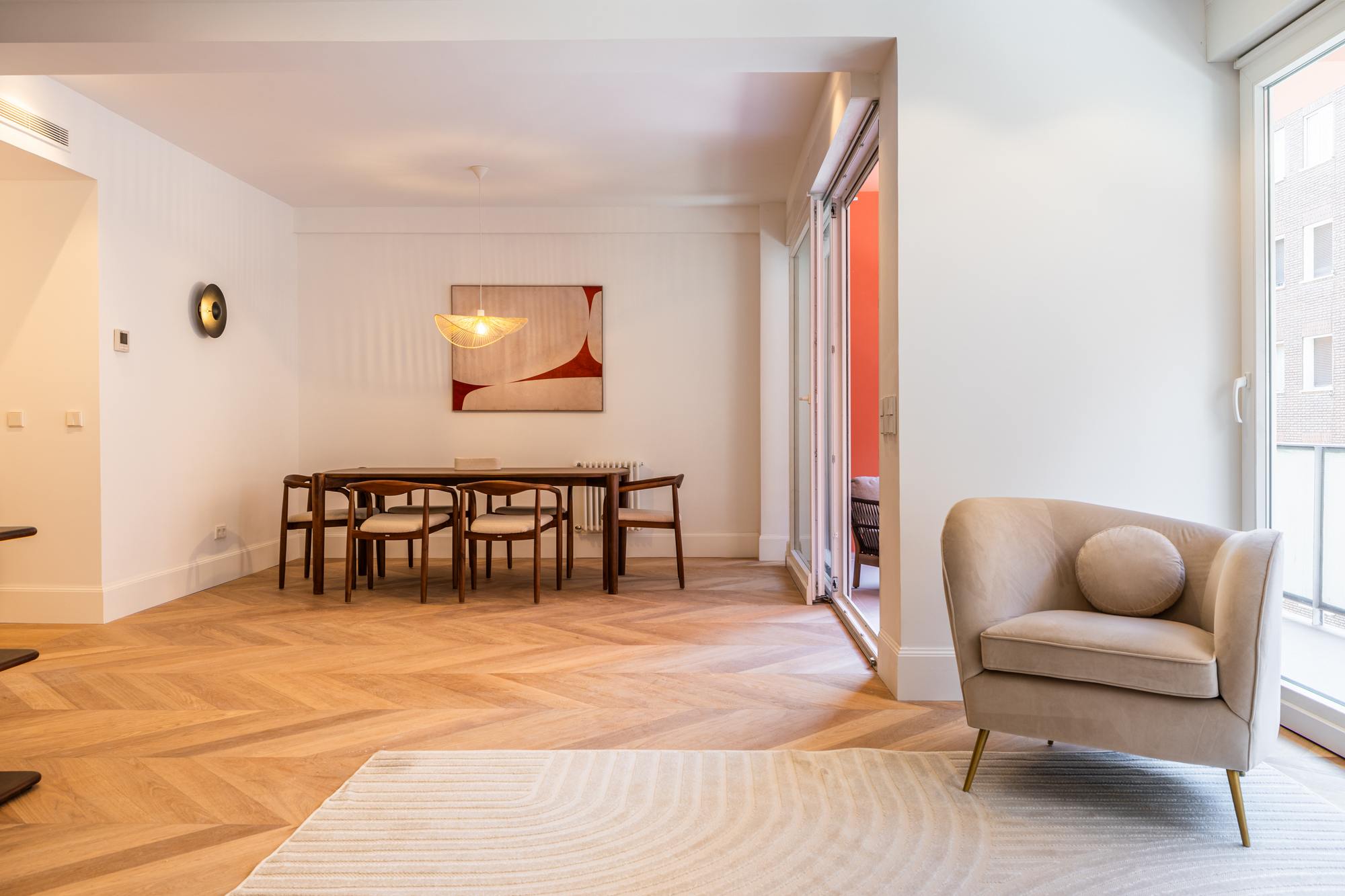 living - 210m² apartment with 10m² terrace for sale in Gaztambide - gallery - 8