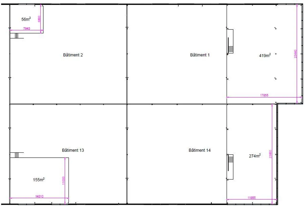 logistics - Light Industrial Premises / Offices For Rent - Floor Plan - 1
