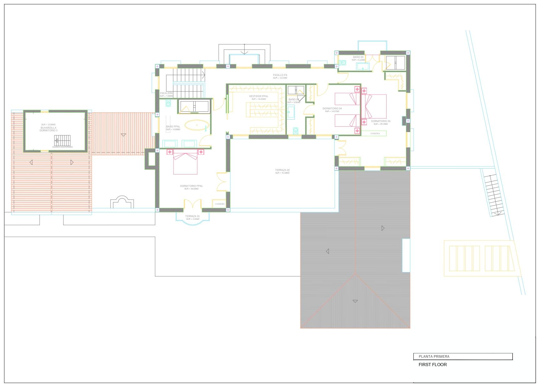 living - 712m² house / villa with 236m² terrace for sale in Nueva Andalucía - Floor Plan - 4