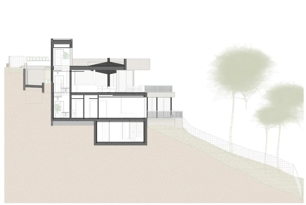living - 310m² house / villa for sale in Sa Tuna, Costa Brava - Floor Plan - 6
