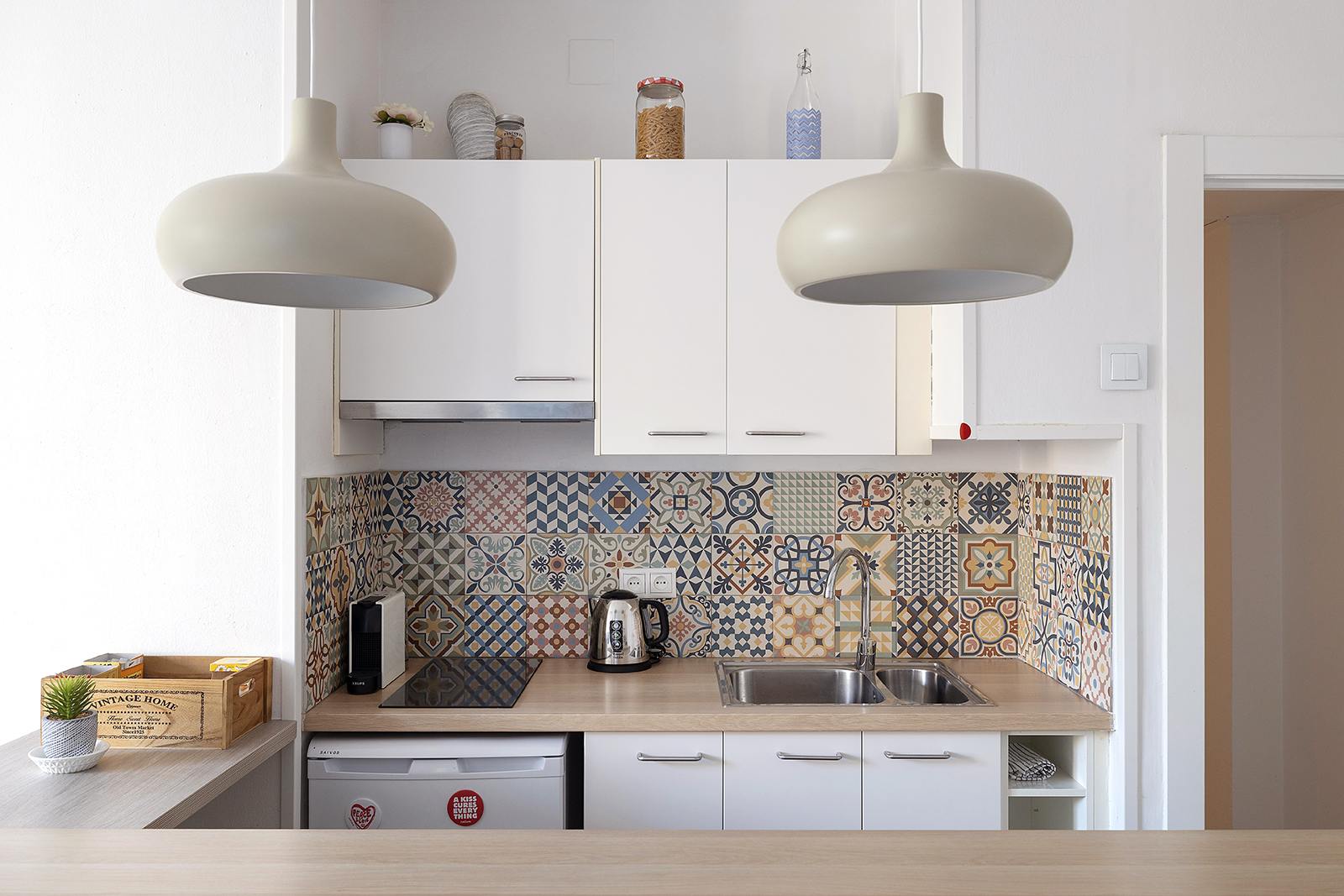 living - Piso de 45m² en venta en El Putxet, Barcelona - gallery thumbnail - 7
