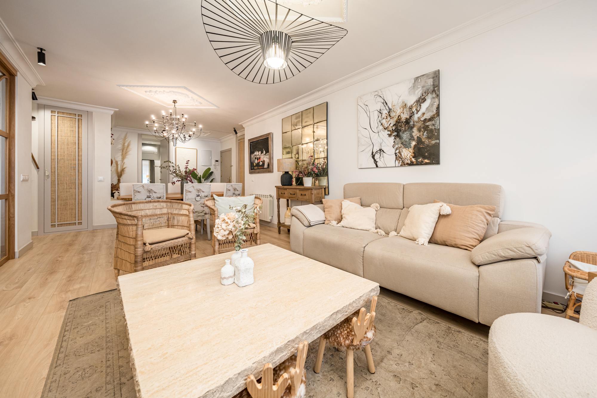 living - 160m² apartment for sale in Lista, Madrid - gallery - 5
