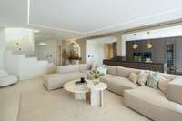 living - Ático de 420m² con 195m² terraza en venta en Nagüeles - gallery thumbnail - 5