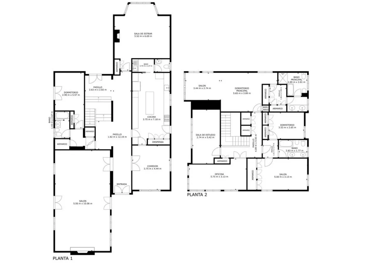 living - 726m² house / villa for sale in Ciudalcampo, Madrid - Floor Plan - 1