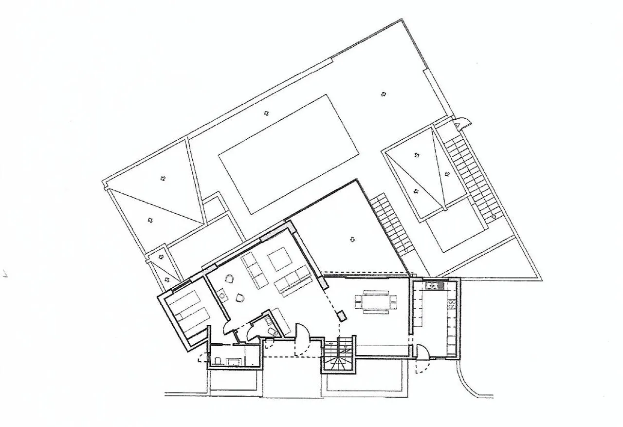 living - Casa / villa de 480m² en venta en San Antonio - Plano del piso - 2