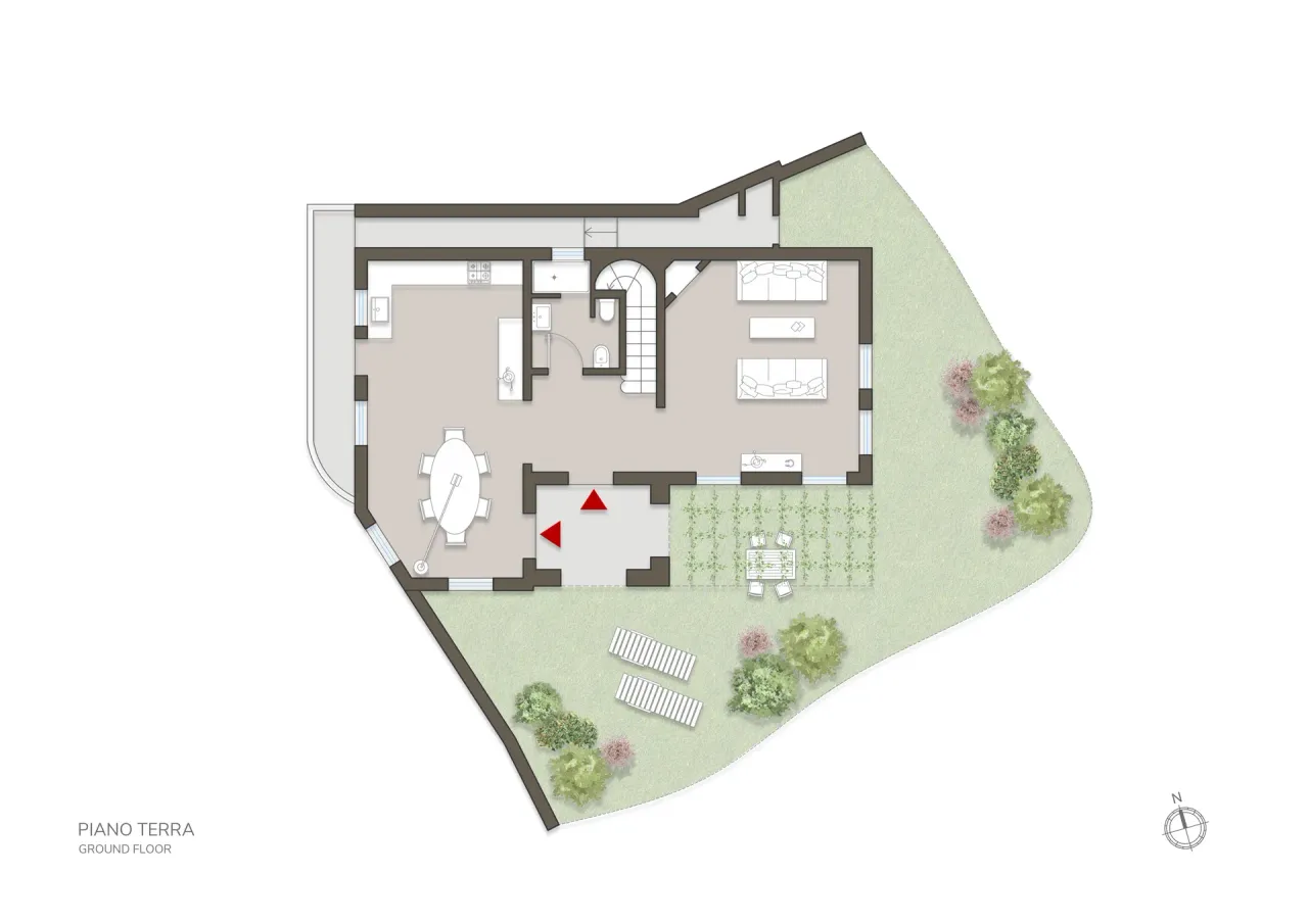 living - Fondaco 30 - Living - Dils - Planimetria - 1