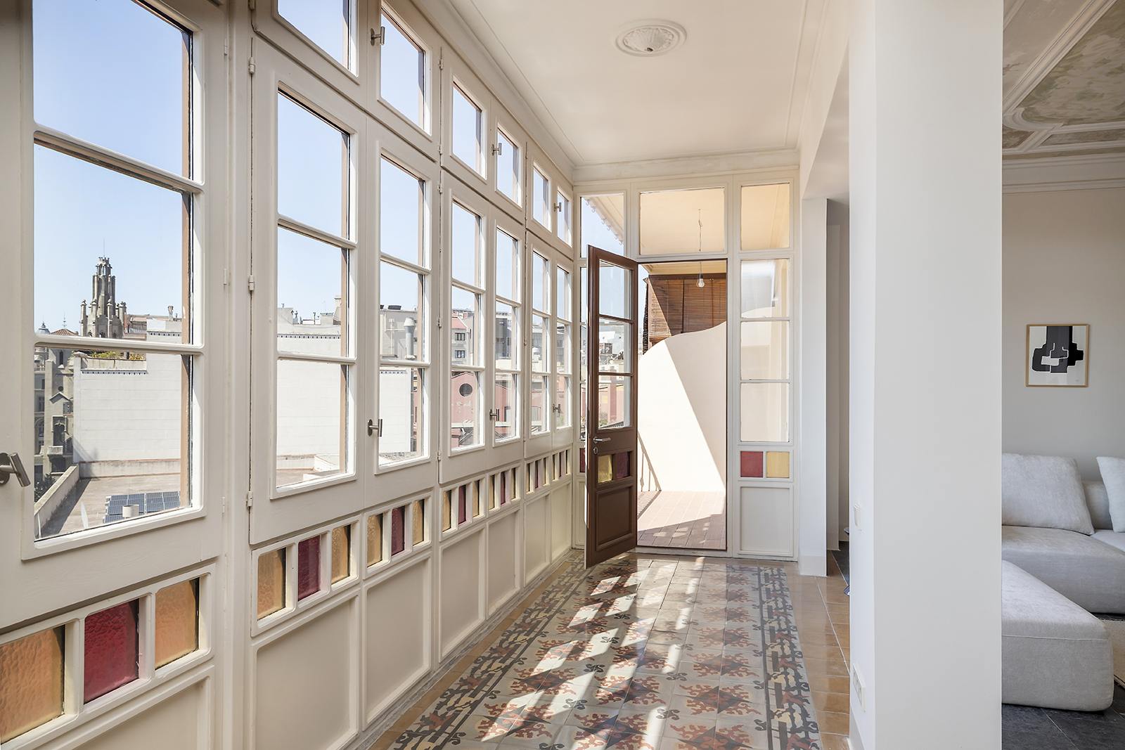 living - 184m² apartment with 12m² terrace for sale in Eixample Right - gallery - 8