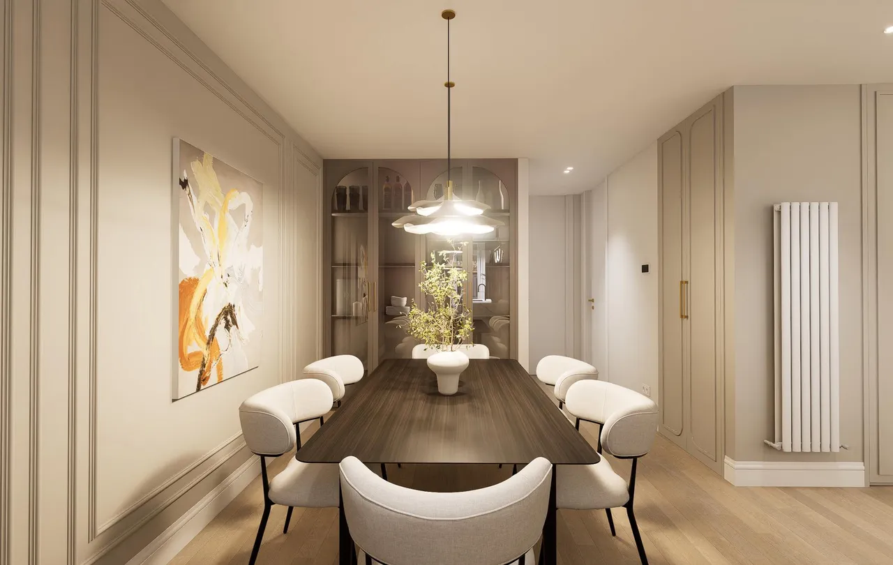 living - 132m² apartment with 40m² terrace for sale in Lista, Madrid - gallery - 10