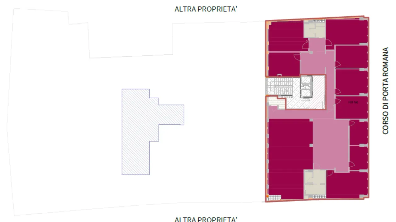 office - Porta Romana 68 - Uffici - Dils - Planimetria - 2