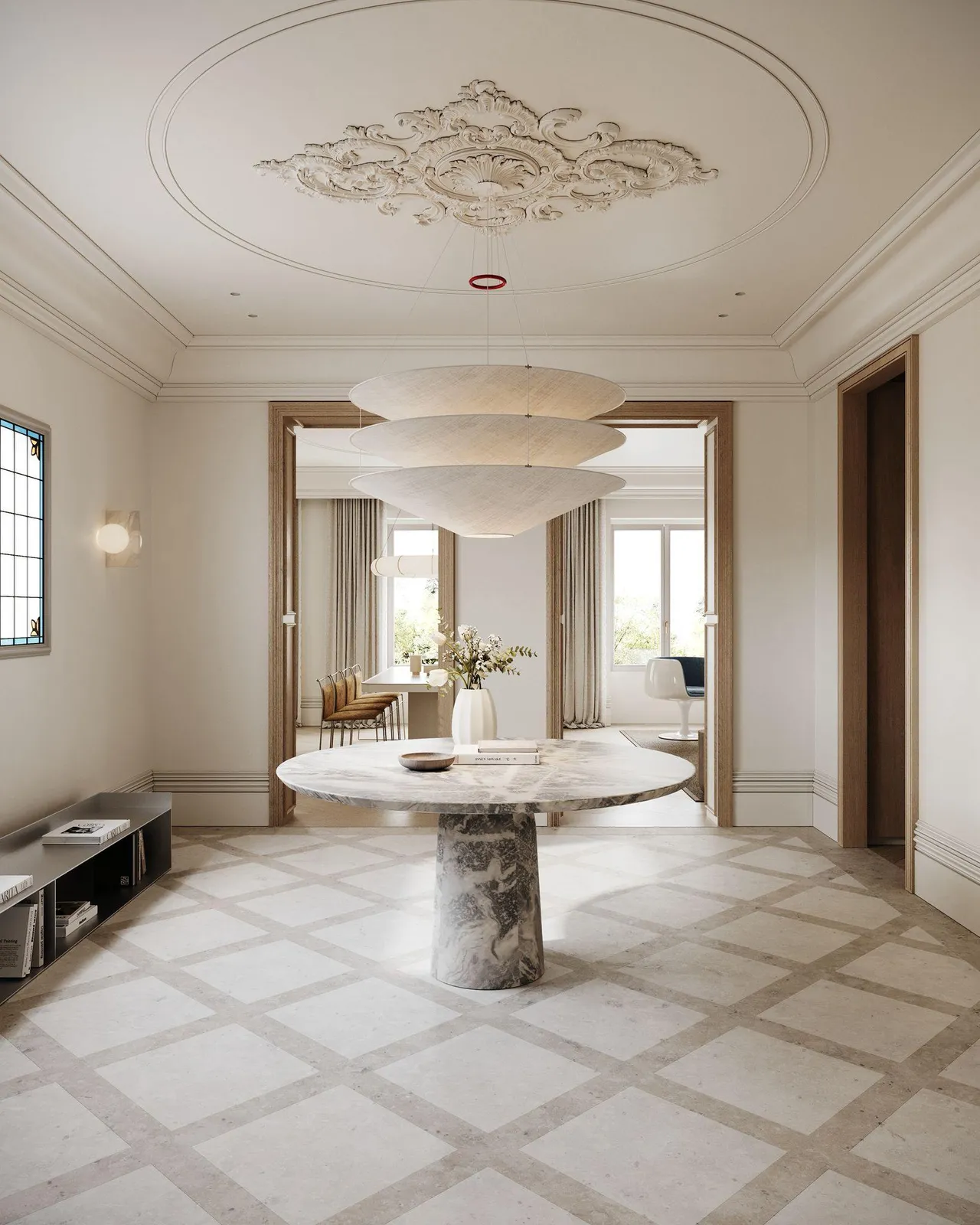 living - Piso de 252m² en venta en Almagro, Madrid - gallery - 4